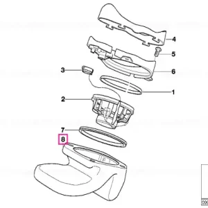 Comandă acum Carcasă difuzor stânga - BMW Motorrad