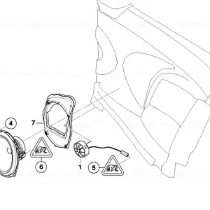 Difuzor bas sistem HiFi - BMW - Mini Ofertă
