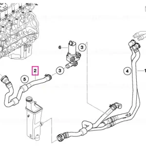 Reducere extra Furtun admisie motor și robinet apă - BMW