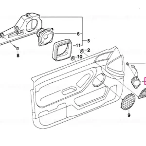 Difuzor medii ușă față top-hifi - BMW Cumpără acum