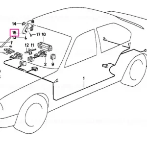 Capac difuzor stânga | SCHWARZ - BMW Reduceri