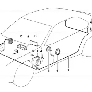 Reducere specială Difuzor spate stânga | STEREO SYSTEM - BMW