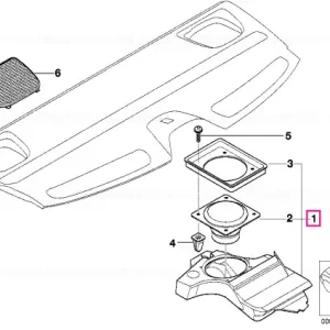 Discount Difuzor spate stânga | STEREO SYSTEM - BMW