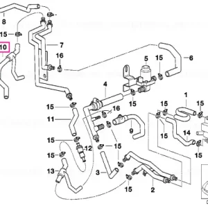 Preț promoțional Furtun radiator și retur motor - BMW