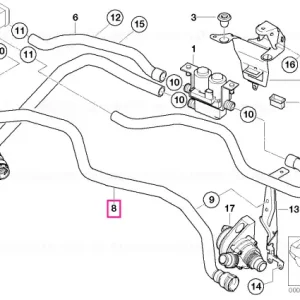 Furtun radiator și rezervor expansiune - BMW Doar azi