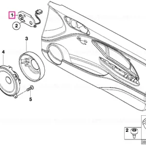 Popular Difuzor tweeter/mid-range HARMAN KARDON - BMW