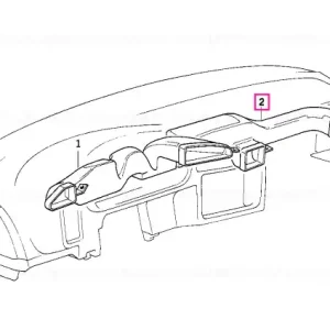 Expediere rapidă Conducta aer rece, dreapta - BMW