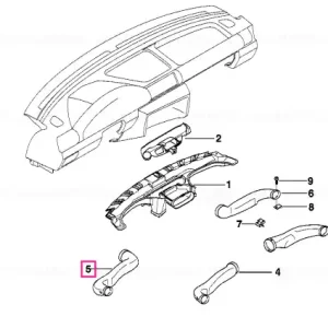 Reducere specială Conducta incalzire stanga - BMW