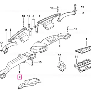 Conducta incalzire podea stanga - BMW Premium
