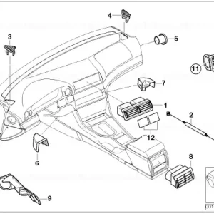 Poarta ajutaj ventilatie aer - BMW Preferatul clienților