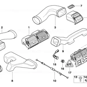Popular Grila aer proaspat spate - BMW