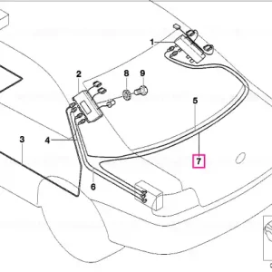 Vezi acum Cablu antenă dreapta, 2520MM - BMW