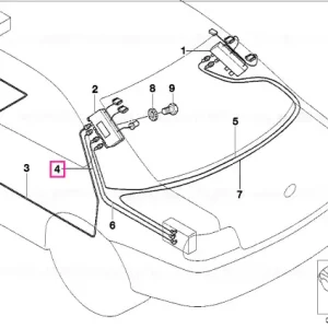 Cablu antenă Diversity, 1740MM - BMW Cumpără online