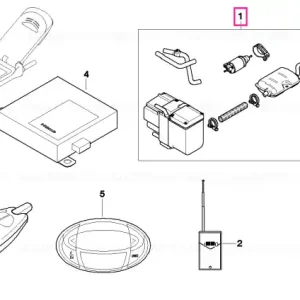 Preț mic Kit montaj încălzitor independent - BMW