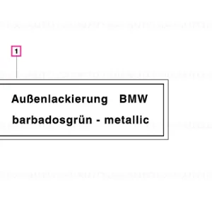 Chilipir Etichetă LAGUNENGRUEN-ME - BMW