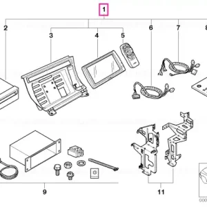 Promoție Kit instalare navigație MK3 E46 LHD - BMW
