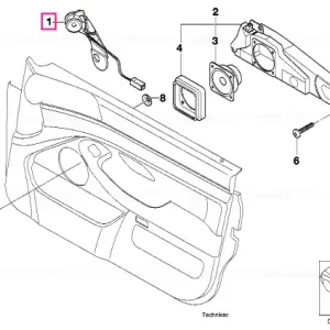 Cumpără online Tweeter difuzor stereo stânga - BMW