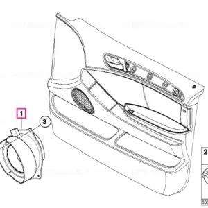 Difuzor stereo stânga 70-15.000HZ - BMW Preț mic