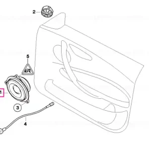 Difuzor mid-range stereo - BMW Preț mic