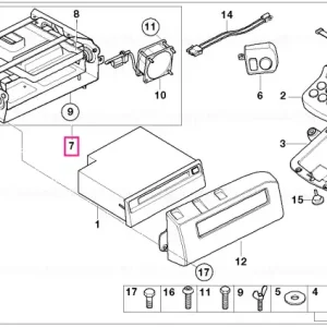 Consola radio cu ventilator - BMW Motorrad Popular