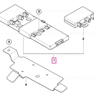 Amplificator antenă geam spate 868MHZ - BMW Retur ușor