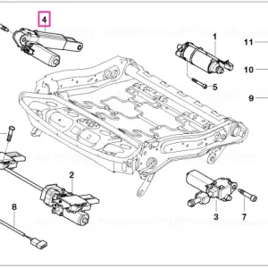 Ofertă specială Acționare ajustare înălțime scaun stânga - BMW