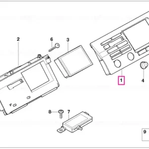 Preferatul clienților Capac monitor de bord - BMW