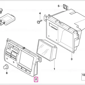 Retur gratuit Capac monitor de bord - BMW