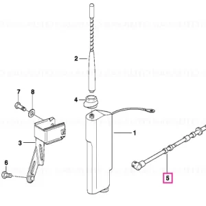 Cel mai vândut Cablu antenă 4620MM - BMW