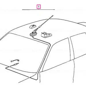 Kit montaj antenă acoperiș - BMW Livrare expres