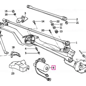 Disponibil imediat Motor parbriz - BMW