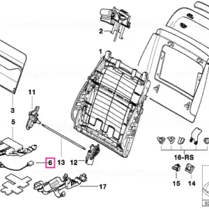 Unitate de transmisie pentru pernă lordoză - BMW Mai ieftin