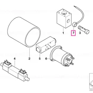 Preț mic Linie presiune spate deschis actuator urgență - BMW
