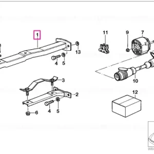 Plată sigură Set piese de fixare mecanice WESTF./ORIS - BMW