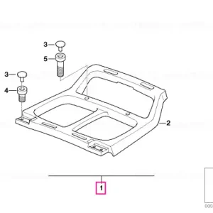 Ofertă Set piese montaj top-case - BMW Motorrad