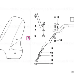 Retur gratuit Set piese parbriz și facelift - BMW Motorrad