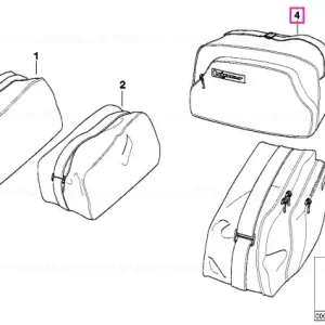 Geantă interior top case - BMW Motorrad Retur gratuit