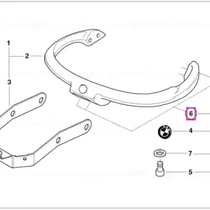 Disponibil imediat Piese montaj M6X30/ B 6 - BMW Motorrad