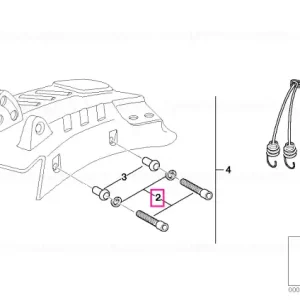 Set șuruburi șa confort M6X45 - BMW Motorrad Cumpără acum