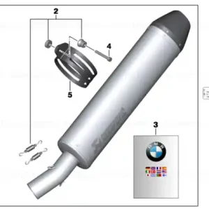 Tub esapament sport HP - BMW Motorrad Reducere de preț