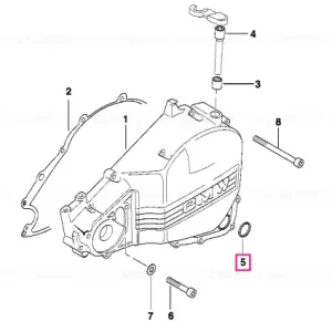 Etanșare arbore 12X28X7 - BMW Motorrad Livrare gratuită