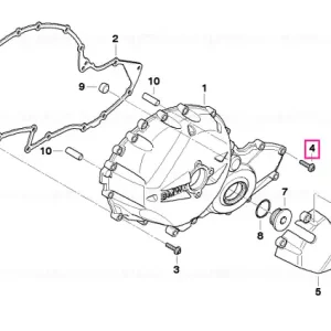 Șurub ISA M6X20 - BMW Motorrad Transport gratuit