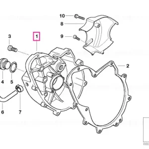 Ofertă exclusivă Capac motor dreapta - BMW Motorrad