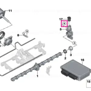 Șurub ISA cu șaibă M5X14-PHR - BMW Bestseller