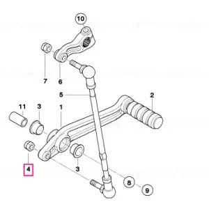 Bestseller Piuliță hexagonală M6-A2-70 - BMW Motorrad