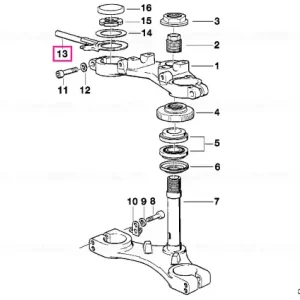 Ofertă specială Suport indicator stânga D=36MM - BMW Motorrad