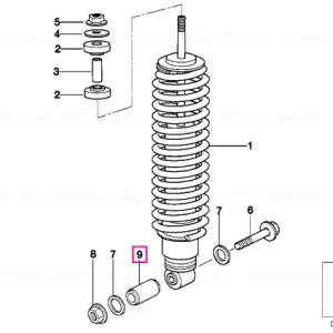 Suport elastomer - BMW Motorrad Calitate înaltă