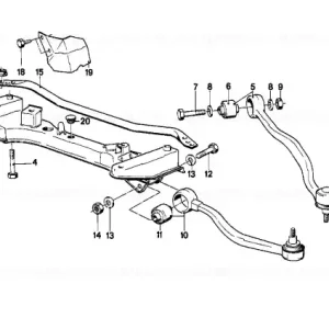 Retur ușor Piulita guler M10 autoblocanta - BMW
