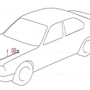 Plată securizată Șurub hexagonal cu flanșă M6X7 - BMW