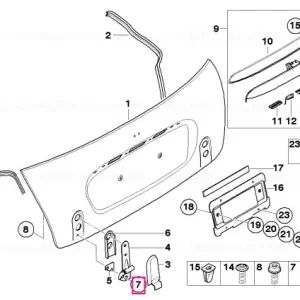 Reducere specială Șurub hexagonal cu guler M8X22 - BMW